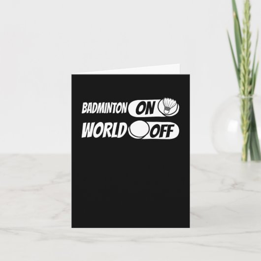Shuttle Player Team - Racquet Badminton op World O Kaart (Voorkant)