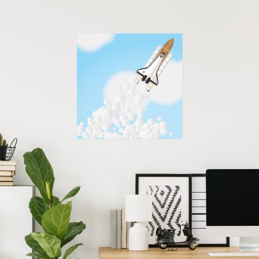Shuttle Poster (Thuiskantoor)