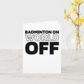 Shuttle Racket - Court Racquet Badminton op de wer Kaart (Gele Bloem)