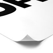 Shuttle Racket - Court Racquet Badminton op de wer Poster (Hoek)