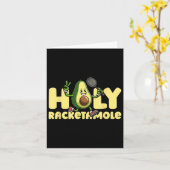 Shuttle Racket - Team Badminton Avocado Heilige Ra Kaart (Gele Bloem)