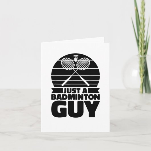 Shuttle Racquet Court Racket - Team Just A Badmint Kaart (Voorkant)