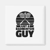 Shuttle Racquet Court Racket - Team Just A Badmint Magneet (Voorkant)