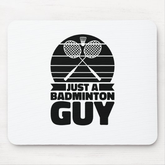 Shuttle Racquet Court Racket - Team Just A Badmint Muismat (Voorkant)