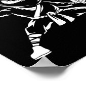 Shuttle Racquet Racket - Team Player Dominton Ninj Poster (Hoek)