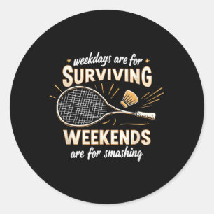 Shuttle Racquet - Team Player Court Racket Badmint Ronde Sticker