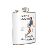 Shuttle Smashers: Waar de Birdie vliegt en Champ Heupfles (Rechts)