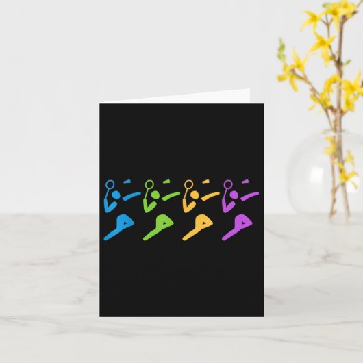 Shuttle Sport Setback Game Badminton Kleurrijke Vr Kaart (Gele Bloem)