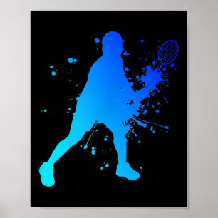 Shuttle Squash Badminton Speler Poster