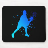 Shuttle Squash Dminton Player Muismat (Voorkant)