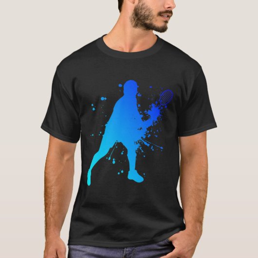 Shuttle Squash Dminton Player T-shirt (Voorkant)