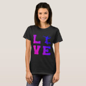 Shuttle Squash Vrouwen Badminton Mannen T-shirt (Voorkant volledig)