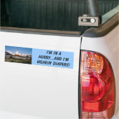 Shuttle start, ik heb haast...En ik ben weari... Bumpersticker (Op Truck)