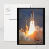 Shuttle start_Space Briefkaart (Voorkant / Achterkant)