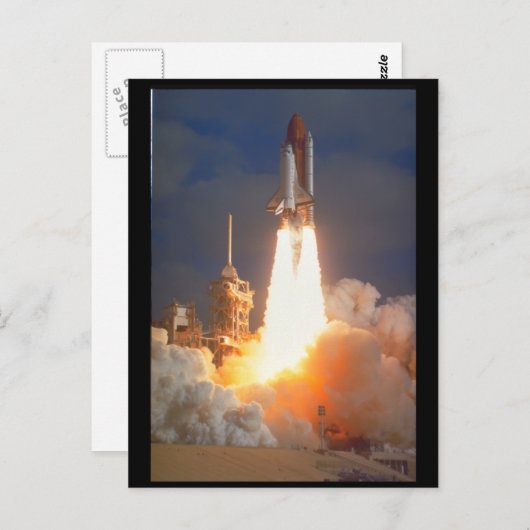 Shuttle start_Space Briefkaart (Voorkant / Achterkant)