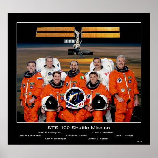 Shuttle-sts100-s-002 Poster (Voorkant)