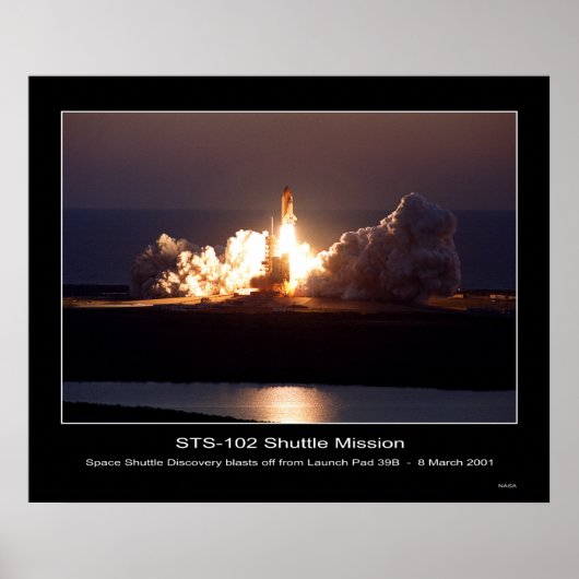 Shuttle-sts102-s-008 Poster (Voorkant)