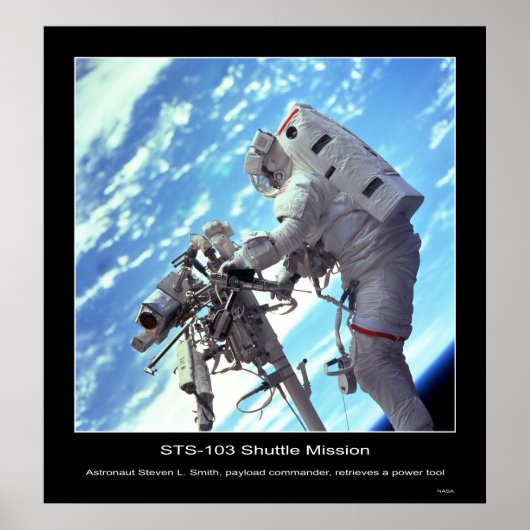 Shuttle-sts103_701_047 Poster (Voorkant)