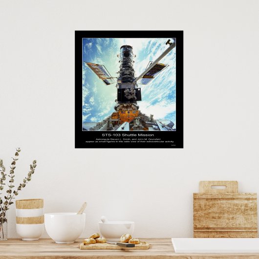 Shuttle-sts103_713_048 Poster (Keuken)