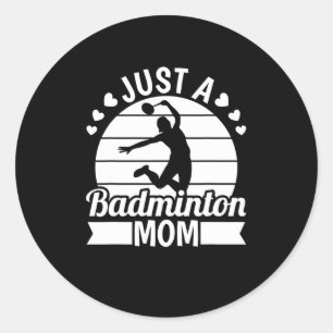 Shuttle Team Player Court - Racquet Slechts een Dm Ronde Sticker