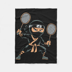Shuttle Team Racket - Court Racquet Dominton Ninja Fleece Deken