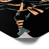 Shuttle Team Racket - Court Racquet Dominton Ninja Poster (Hoek)