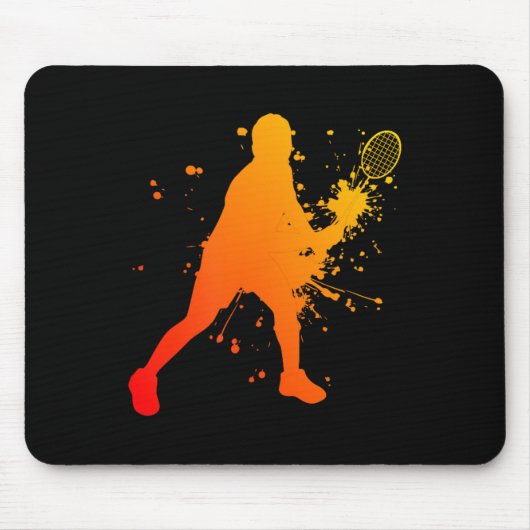 Shuttle Womens Badminton Player Mens Squash  Muismat (Voorkant)