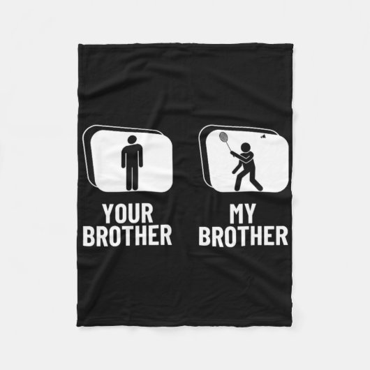 Shuttle Your Brother My Brother Sister Funny Dmint Fleece Deken (Voorkant)
