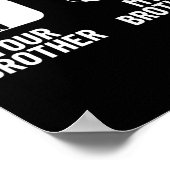 Shuttle Your Brother My Brother Sister Funny Dmint Poster (Hoek)