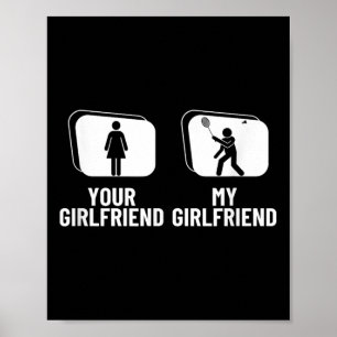 Shuttle Your Vriendin Mijn Vriendin Funny Badmin Poster