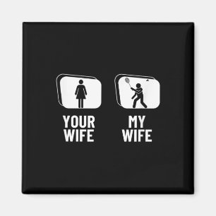 Shuttle Your Wife Mijn vrouw Echtgenoot Funny Badm Magneet