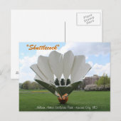 Shuttlecock # 2 briefkaart (Voorkant / Achterkant)