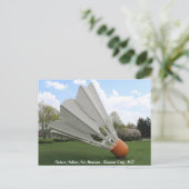 Shuttlecock # 4 briefkaart (Staand voorkant)