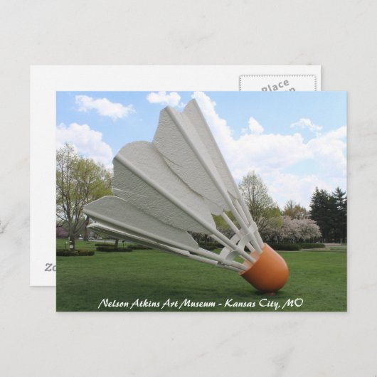 Shuttlecock # 4 briefkaart (Voorkant / Achterkant)