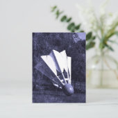 Shuttlecock Blues Briefkaart (Staand voorkant)