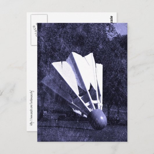 Shuttlecock Blues Briefkaart (Voorkant / Achterkant)