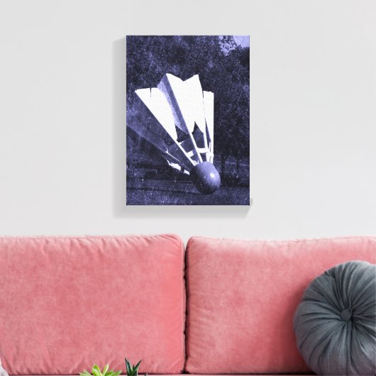 Shuttlecock Blues Canvas Afdruk (Insitu (Woonkamer))