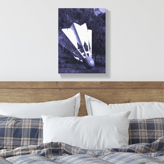 Shuttlecock Blues Canvas Afdruk (Insitu (Slaapkamer))