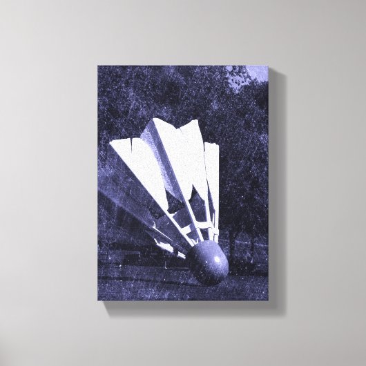 Shuttlecock Blues Canvas Afdruk (Voorkant)