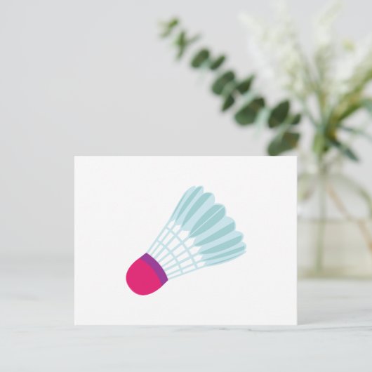 Shuttlecock Briefkaart (Staand voorkant)