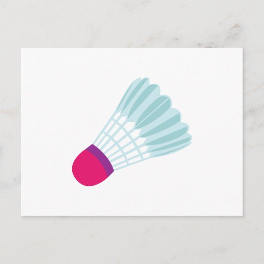 Shuttlecock Briefkaart (Voorkant)