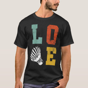Shuttlecock Club Outfit for Players Coaches Fans B T-shirt
