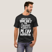 Shuttlecock Give Me Shuttlecock Player Badminton P T-shirt (Voorkant volledig)