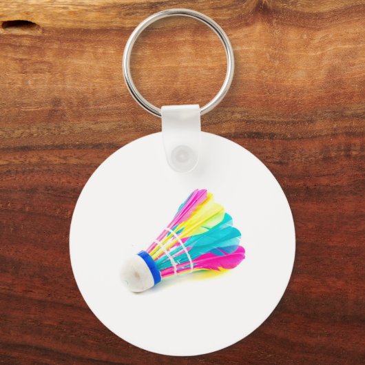 Shuttlecock Sleutelhanger (Voorkant)