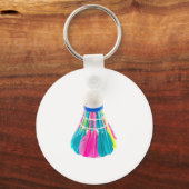 Shuttlecock Sleutelhanger (Voorkant)