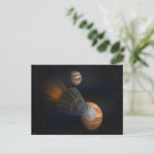 Shuttlecock Space Shuttle Briefkaart (Staand voorkant)