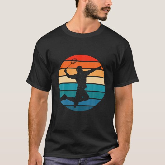 Shuttlecock Sport in Badminton Player T-shirt (Voorkant)