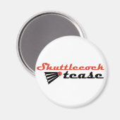 Shuttlecock Tease Badminton Humor Magneet (Voorkant / Achterkant)