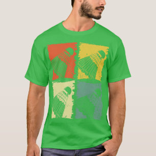 Shuttlecocks Badmintonbal Badmintonspeler T-shirt