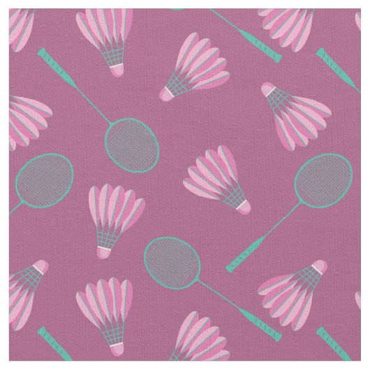 Shuttlecocks met badmintonrackets stof (Close Up)